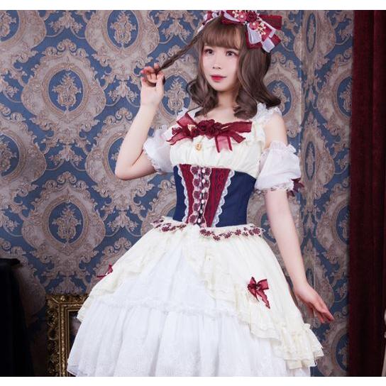 ロリータ服 ロリータファッション コルセットベルト 2色 クラシカル