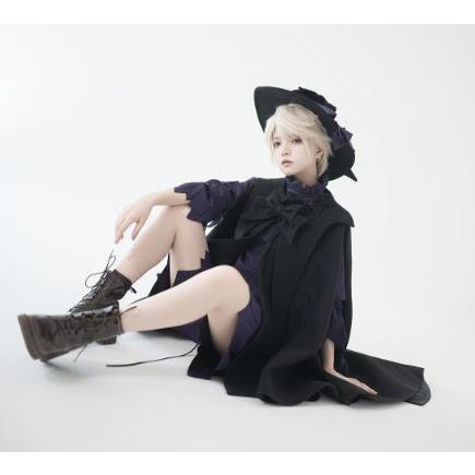 マント princess Chronicles ブラック ロング ミディアム丈 ゆったり 体型カバー クラシカル クラロリ 大きいサイズ サイズ豊富 ライトアウター アウター コートの画像