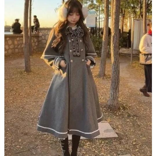 ロングコート 3way unideer アウター 秋冬 無地 可愛い クラシカル