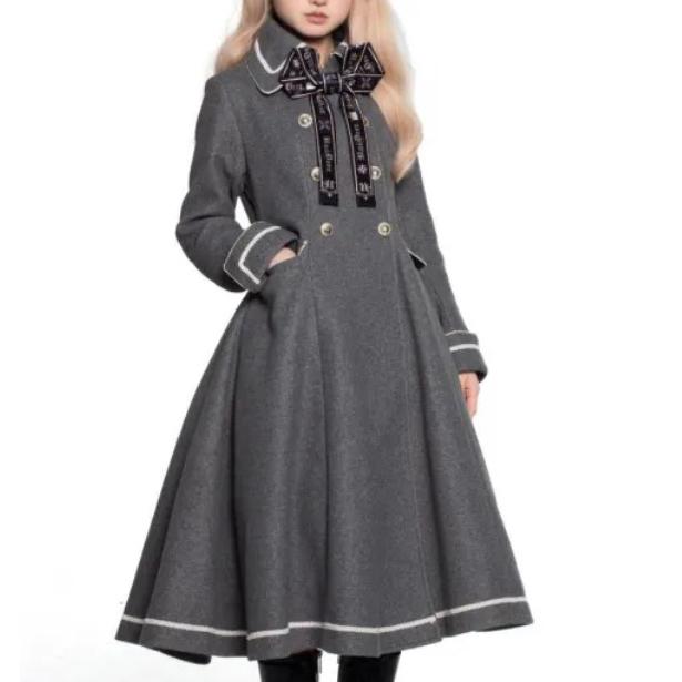 ロングコート 3way unideer アウター 秋冬 無地 可愛い クラシカル