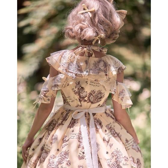 オフショル風ジャンスカ 3色 unideer 春夏 半袖 オフショルダー アリス