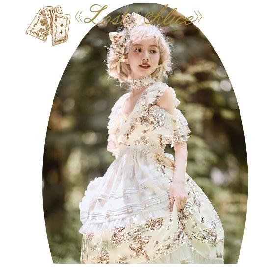 オフショル風ジャンスカ 3色 unideer 春夏 半袖 オフショルダー