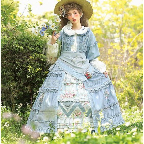 三角巾 3色 GOTHIC LOLITA 刺しゅう コットン かわいい 雑貨 三角巾 3色 GOTHIC LOLITA 刺しゅう コットン かわいい 雑貨