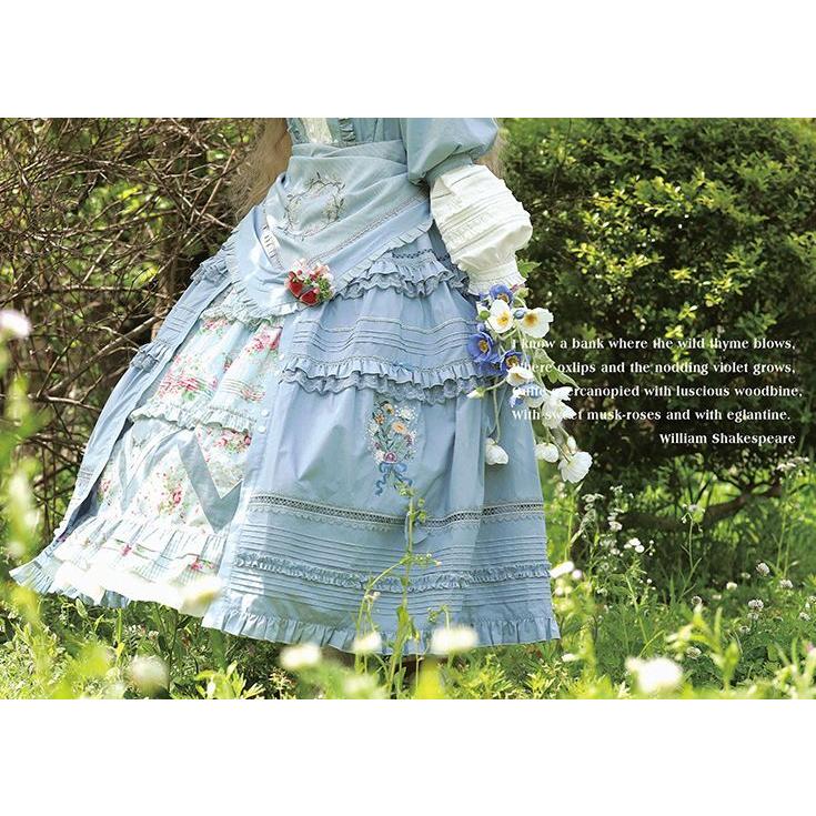 三角巾 3色 GOTHIC LOLITA 刺しゅう コットン かわいい 雑貨