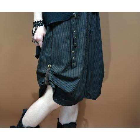 ストライプパンツ SteamPunk スチームパンク 春夏 五分丈 ハーフパンツ