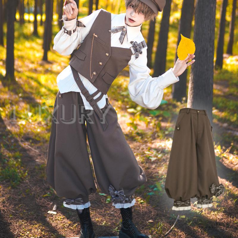 かぼちゃパンツ princess Chronicles カーキ ひざ下丈 7分丈