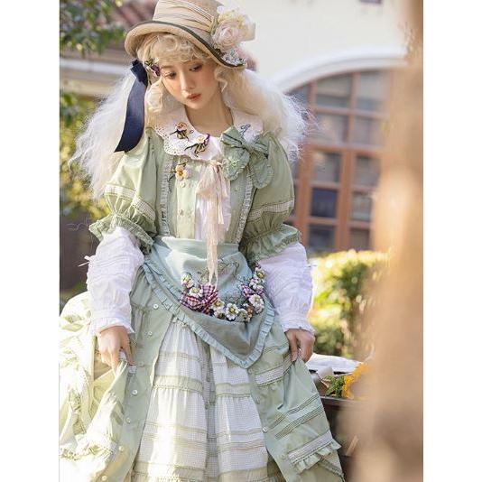 ワンピース 3色 春夏 春秋 甘ロリ 森ガール 花柄 小花柄 半袖 姫 ワンピース 3色 春夏 春秋 甘ロリ 森ガール 花柄 小花柄 半袖 姫