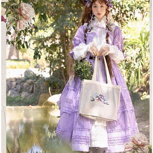ワンピース 3色 春夏 春秋 甘ロリ 森ガール 花柄 小花柄 半袖 姫 ワンピース 3色 春夏 春秋 甘ロリ 森ガール 花柄 小花柄 半袖 姫