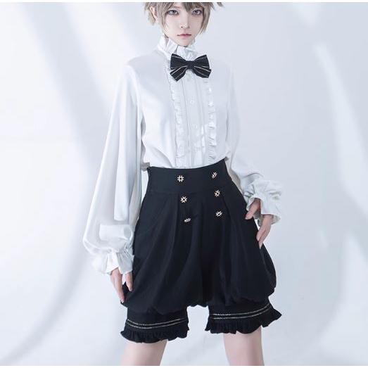 かぼちゃパンツ princess Chronicles 秋冬 ショートパンツ フリル 男装