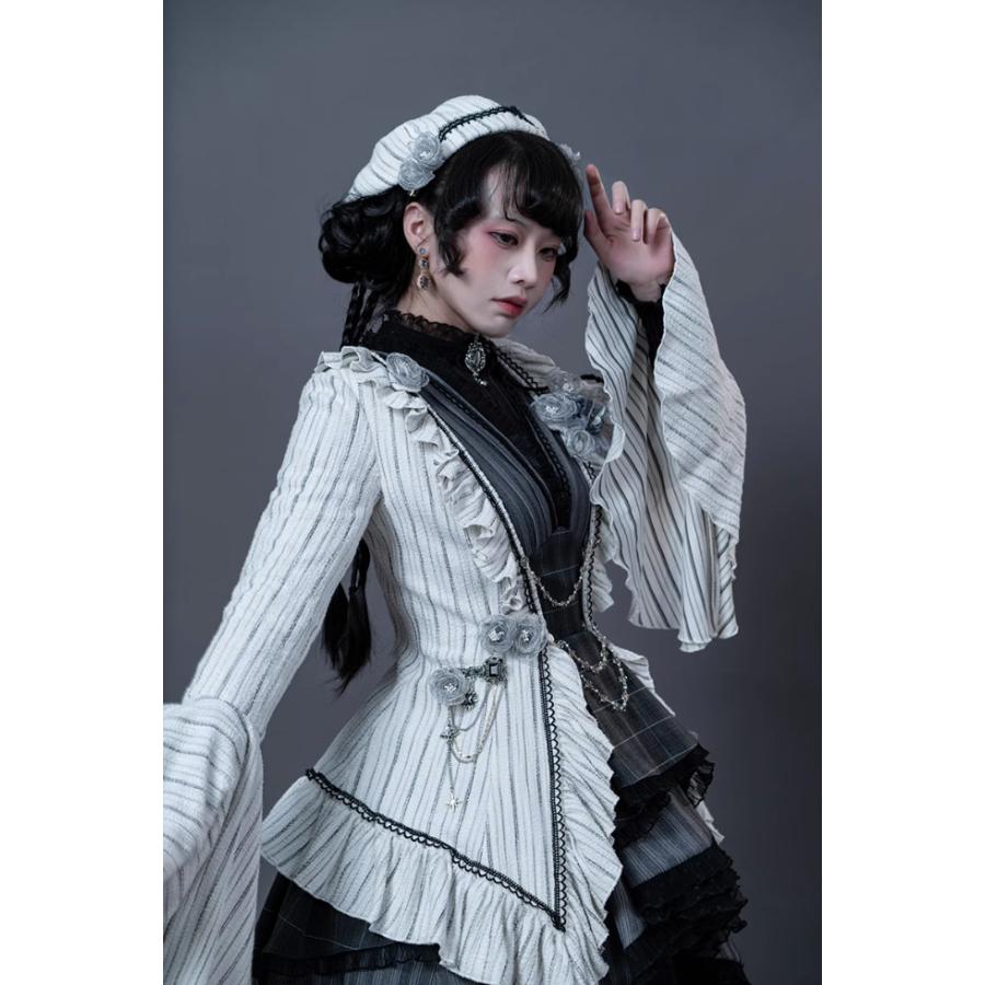 ゴスロリファッション ゴスロリ ジャケット アウターのみ ストライプ