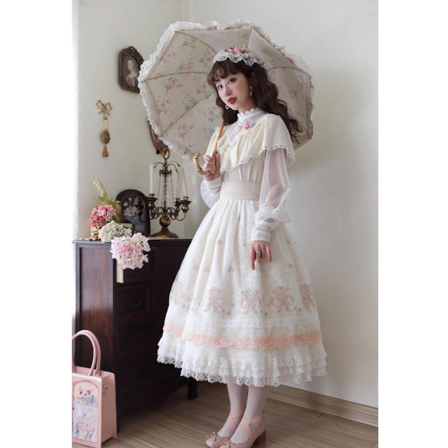 ロリータファッション 甘ロリ クラシカルロリータ スカート+ベルト