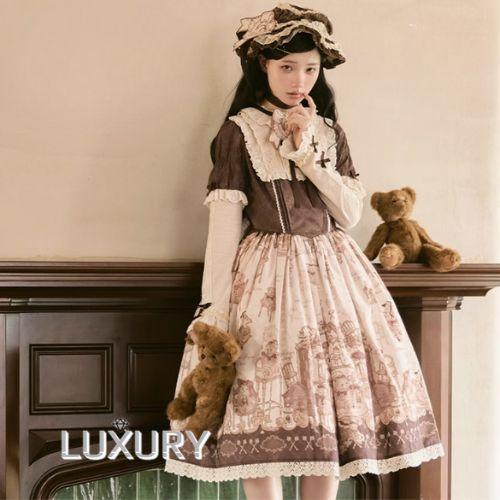 ロリータワンピース ロリータドレス ワンピース のみ テディベア