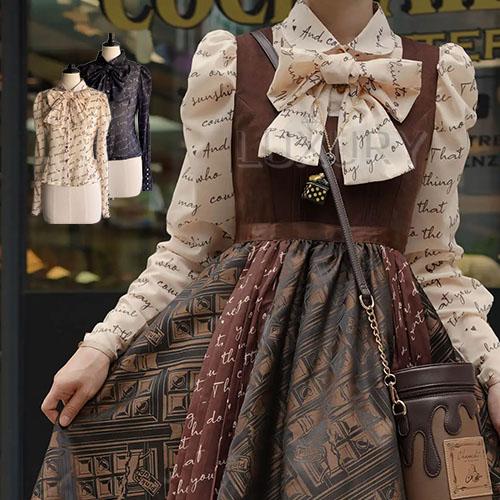 チョイ肩見せ袖リボンお目立ち令嬢ブラウス tocco - tocco closet♡チョイ肩見せお袖リボンお目立ち令嬢ブラウスの