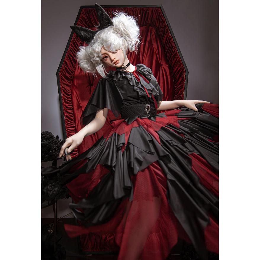 納期60日】ロリータファッション スカート のみ 6色 ミモレ丈