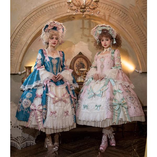 クラシカルロリータ クラロリ ワンピース のみ 4色 ロング丈 オープン