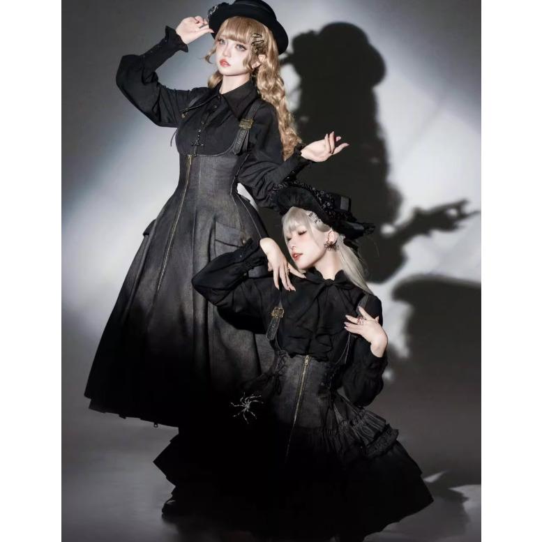 スチームパンク steampunk コルセット風 ジャンパースカート のみ