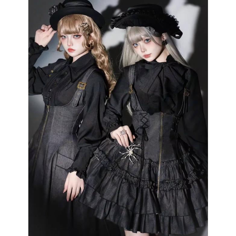 スチームパンク steampunk コルセット風 ジャンパースカート のみ