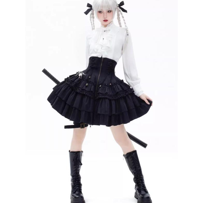 スチームパンク steampunk ジャンパースカート のみ サスペンダー付き