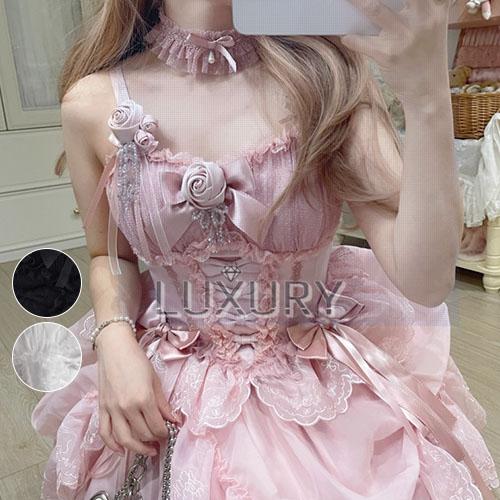 ロリータファッション 甘ロリ キャミソール コルセット ベスト のみ 4