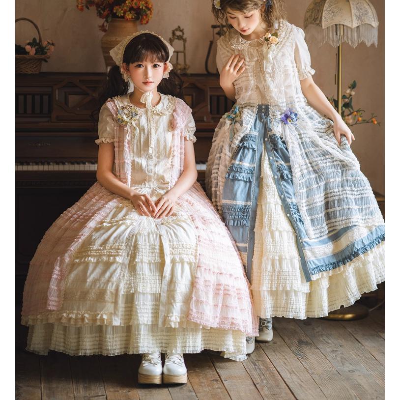 納期40日】クラシカルロリータ クラロリ 多層フレア ペチスカート のみ