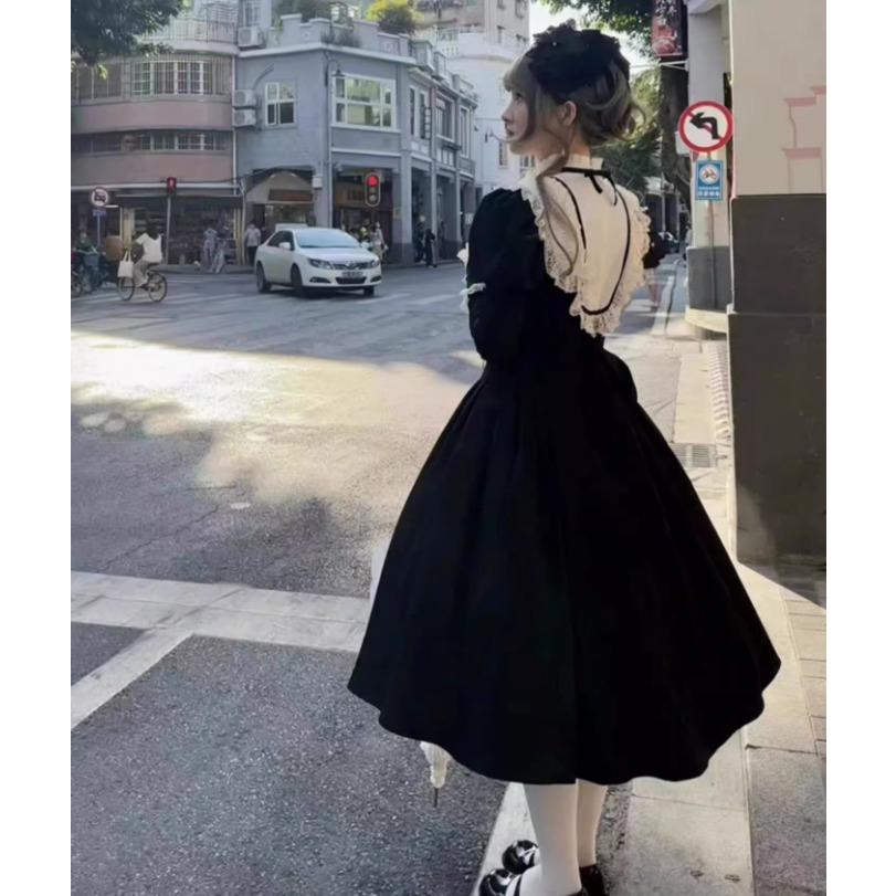 クラシカルロリータ クラロリ ワンピース のみ 膝丈 ひざ丈 ミディアム