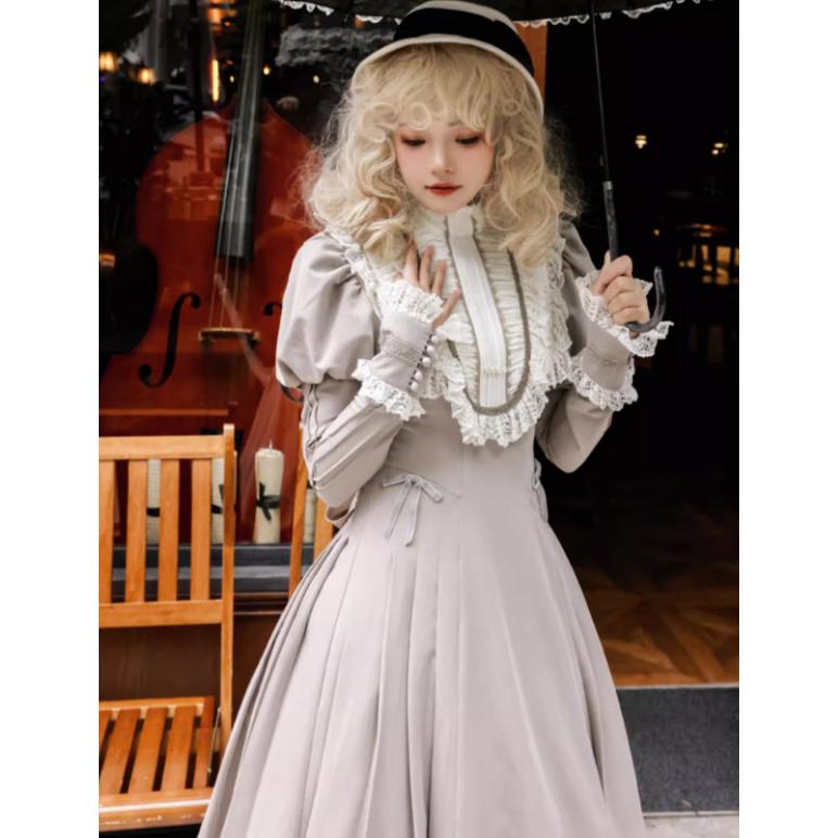 クラシカルロリータ クラロリ ワンピース のみ 膝丈 ひざ丈 ミディアム