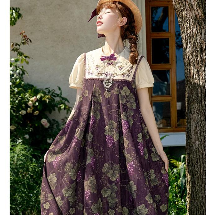 クラシカルロリータ クラロリ ブラウス のみ 襟元リボン付き 半袖 上品