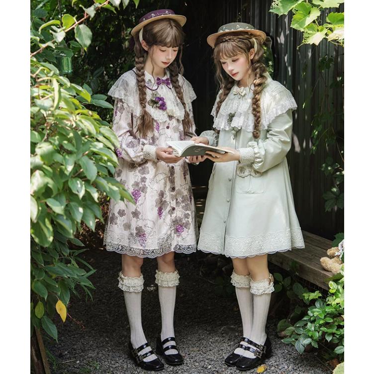 甘ロリ ワンピース のみ ストレートシルエット ゆったり ポケット付き