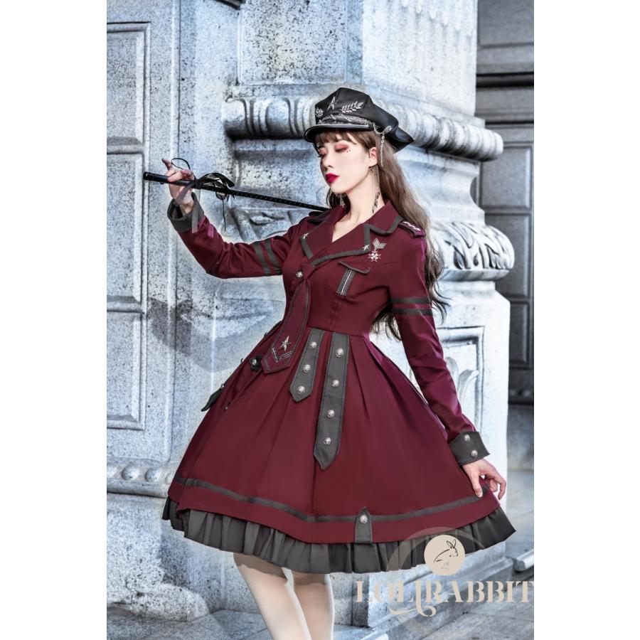 護 戦士官 ミリタリーロリータ ドレスフルセット Militarylolita 日本正規販売店 Lolirabbitsk0032 Lolirabbit 通販 Yahoo ショッピング