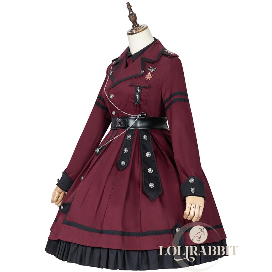 護 戦士官 ミリタリーロリータ ドレスフルセット Militarylolita 日本正規販売店 Lolirabbitsk0032 Lolirabbit 通販 Yahoo ショッピング