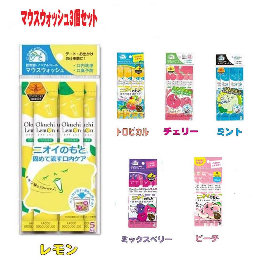 送料無料 マウスウォッシュ5本入り3個パック オクチレモン オクチチェリー オクチミント 口内洗浄 口臭予防 保育園 幼稚園 小学校 入園入学 Hbr002 3p ロリポップ 通販 Yahoo ショッピング