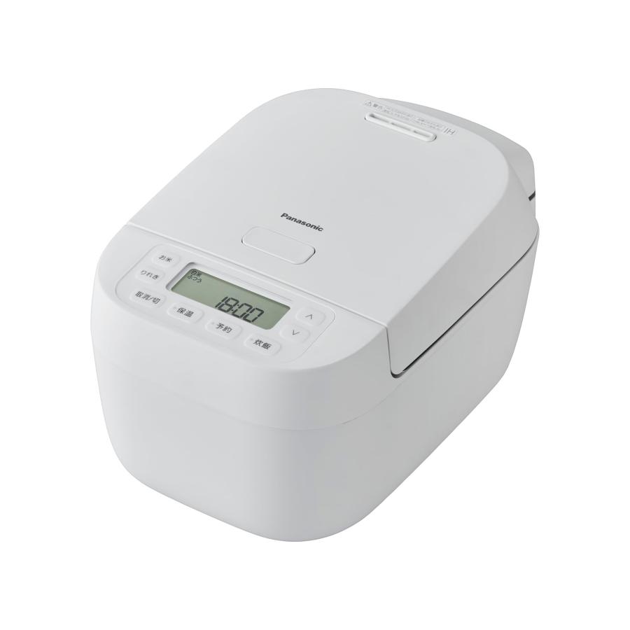 パナソニック 炊飯器 5.5合 大火力包み加熱 うるおい保温 ホワイト SR