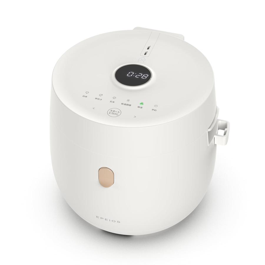 2025 NEWモデル】エペイオス(Epeios) 炊飯器 一人暮らし 3合 4合 低温