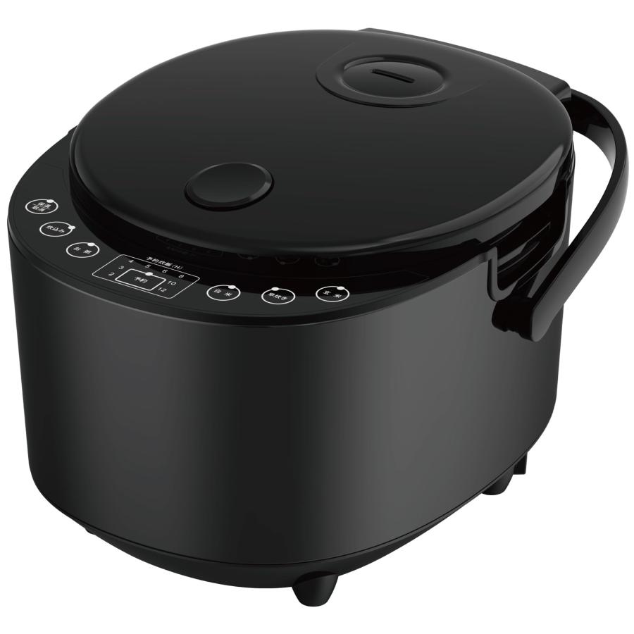 東京Deco 多機能 炊飯器 5合炊き マイコン式 マットブラック 炊飯