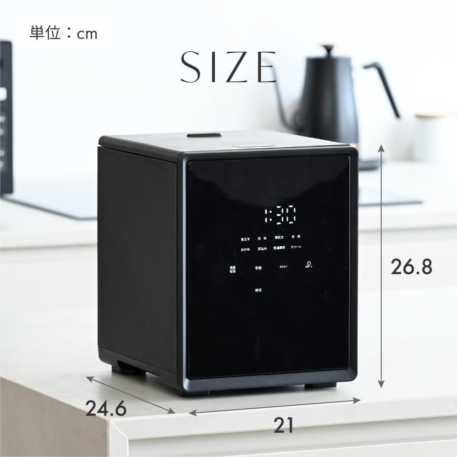 [山善] 炊飯器 5.5合 マイコン式 一人暮らし 二人暮らし 3.0mm厚釜 山善] 炊飯器 5.5合 マイコン式 一人暮らし 二人暮らし 3.0mm厚