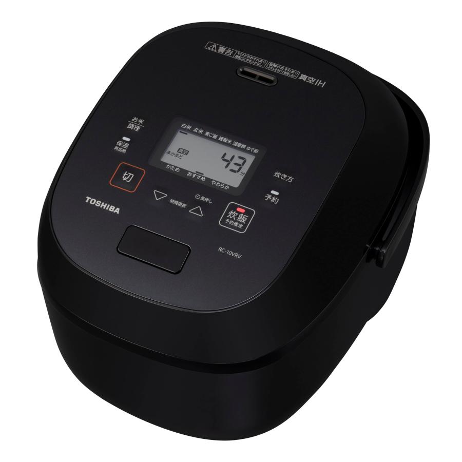 TOSHIBA(東芝) 炊飯器 炎匠炊き 5.5合 RC-10VRV(K) グランブラック