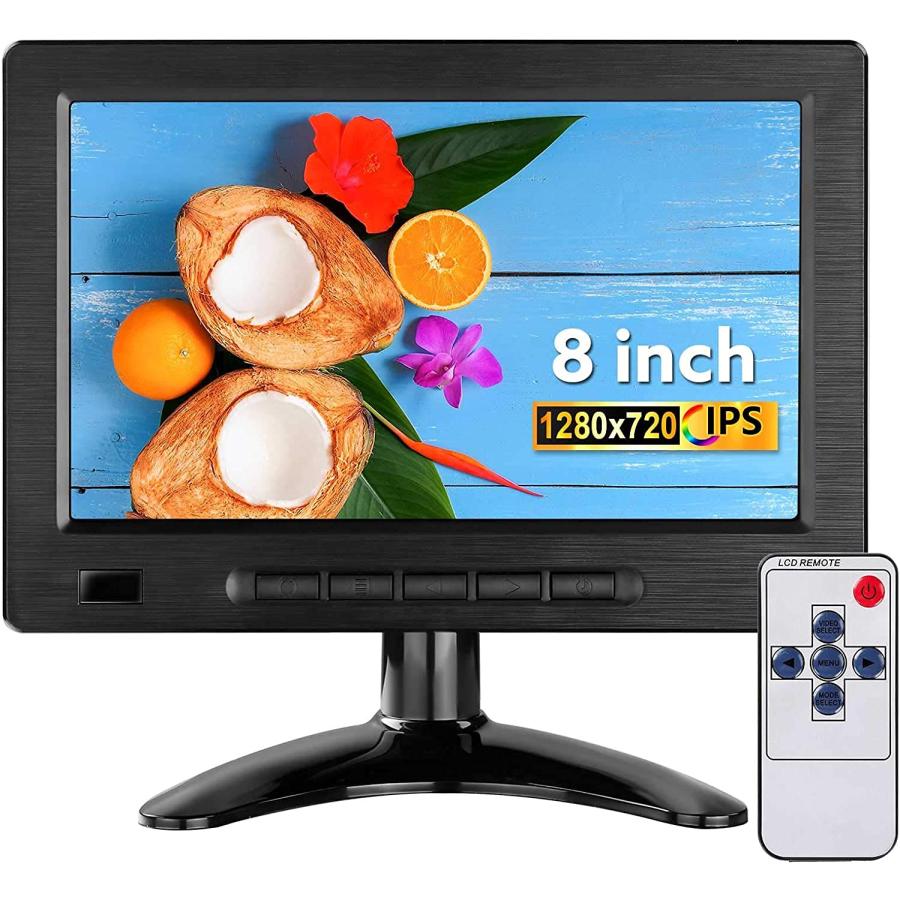 8インチモニター 小型モニター Eyoyo HD1280x720 小型ディスプレイ 16
