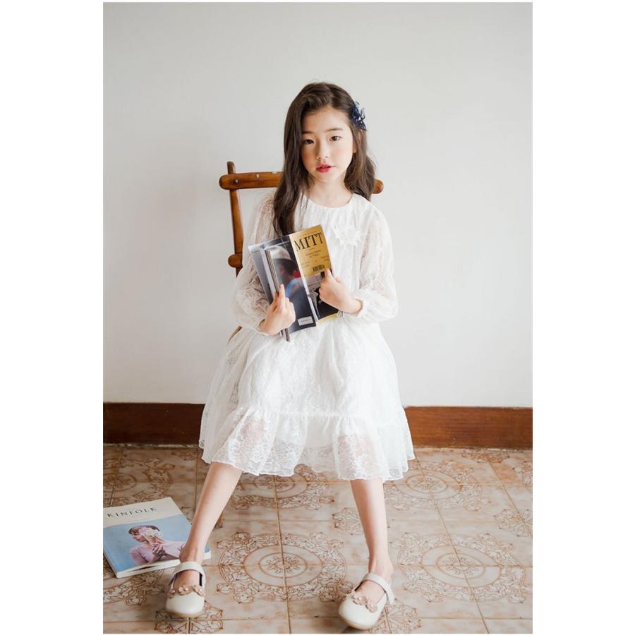 子供ドレス ワンピース 女の子 ドレス 白ワンピース 入学式 子供 ミモレ プリンセスドレス レース ジュニア キッズ 卒園式 ドレス ピアノ 発表会 七五三 Laaka80 Loloヤフーショップ 通販 Yahoo ショッピング