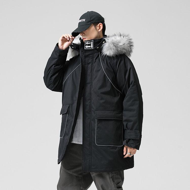 メンズファッション 中綿 パーカー ジャケット ロング着 ビッグプードルボア 欧米風 原宿 ファッション 秋服 秋 冬服 秋冬 厚手 長袖 モード系 ストリート系 Lllldannshi8 Loloヤフーショップ 通販 Yahoo ショッピング