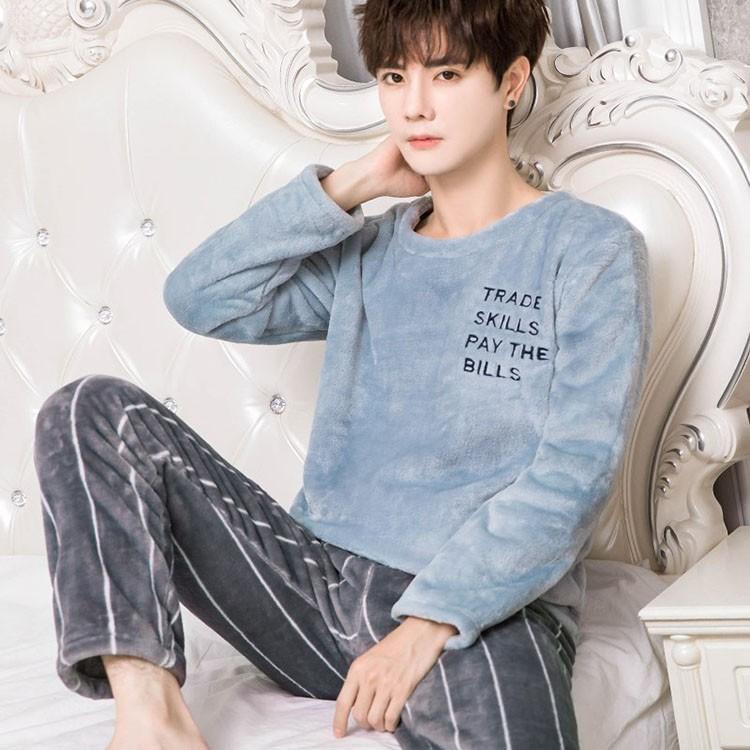 パジャマ メンズ 冬 暖か 裏起毛 長袖 長ズボン 紳士パジャマ ルームウエア 上下セット 寝巻き 部屋着 男性用 もこもこ ふわふわ 裏起毛 Llrw 48 Loloヤフーショップ 通販 Yahoo ショッピング