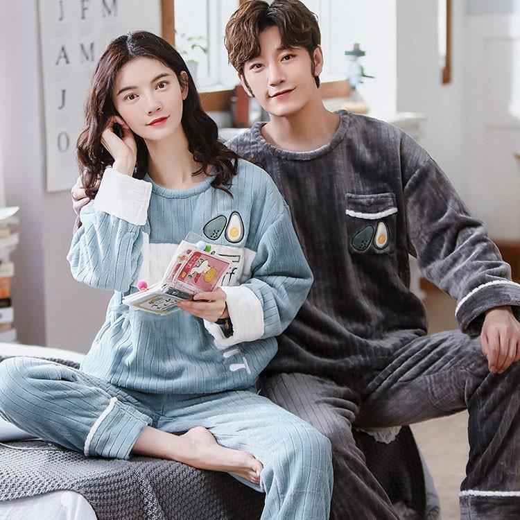 ルームウエア ペア カップル ふわふわ お揃い 防寒 大きいサイズ レディース ナイトウエア あったか メンズ パジャマ もこもこ ベアルック