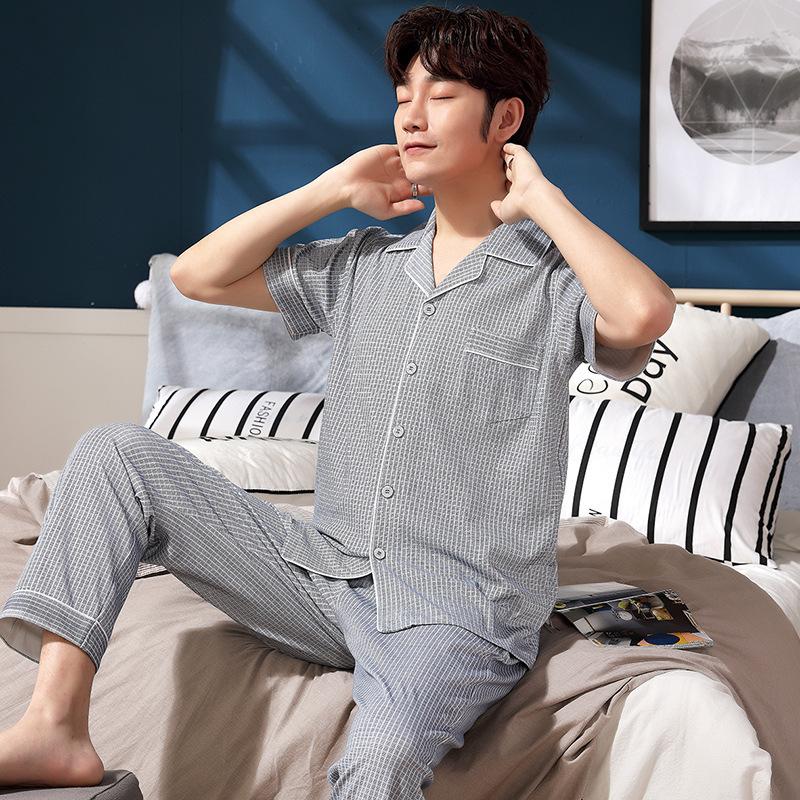 パジャマ メンズ セットアップ 夏用 綿100 秋冬 大きいサイズ かっこいい 春秋 ルームウェア 半袖 上下 セット おしゃれ 紳士