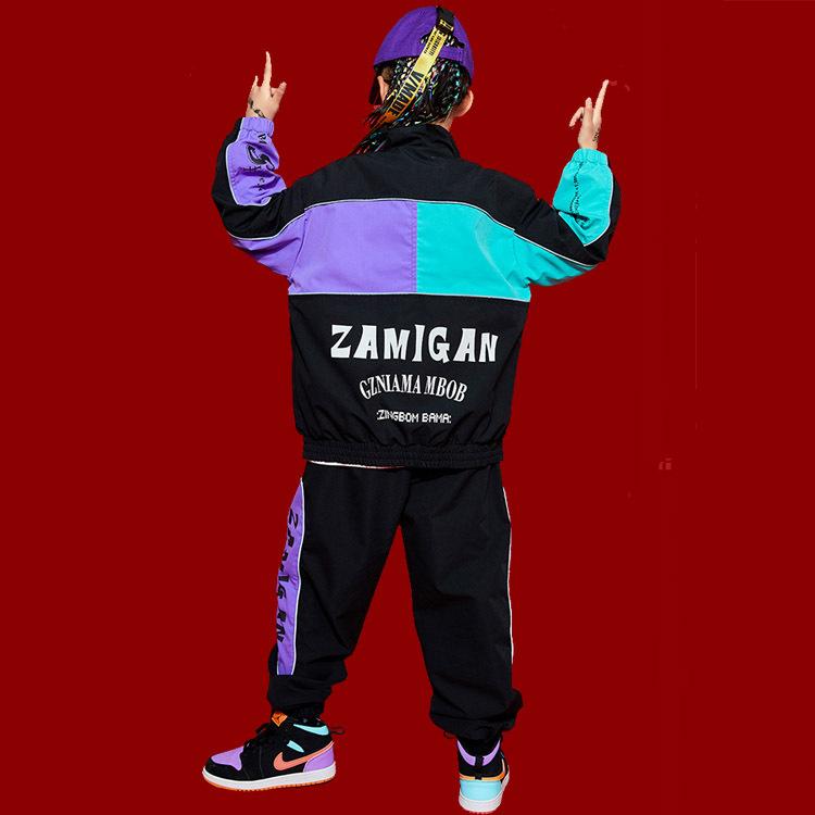 原宿風 ダンス衣装 キッズ キッズダンス衣装 カッコイイ ヒップホップ レッスン着 ヘソ出しトップス ズボン 子供服 ダンスジャケット上下hiphop Wfzm 17 Loloヤフーショップ 通販 Yahoo ショッピング