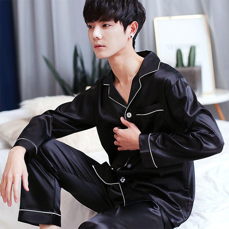シルク パジャマ メンズ 春秋 おしゃれ 長袖 前開き 上下セット ルームウエア 無地パジャマ 寝間着 紳士服 誕生日プレゼント Wnssym 09 Loloヤフーショップ 通販 Yahoo ショッピング