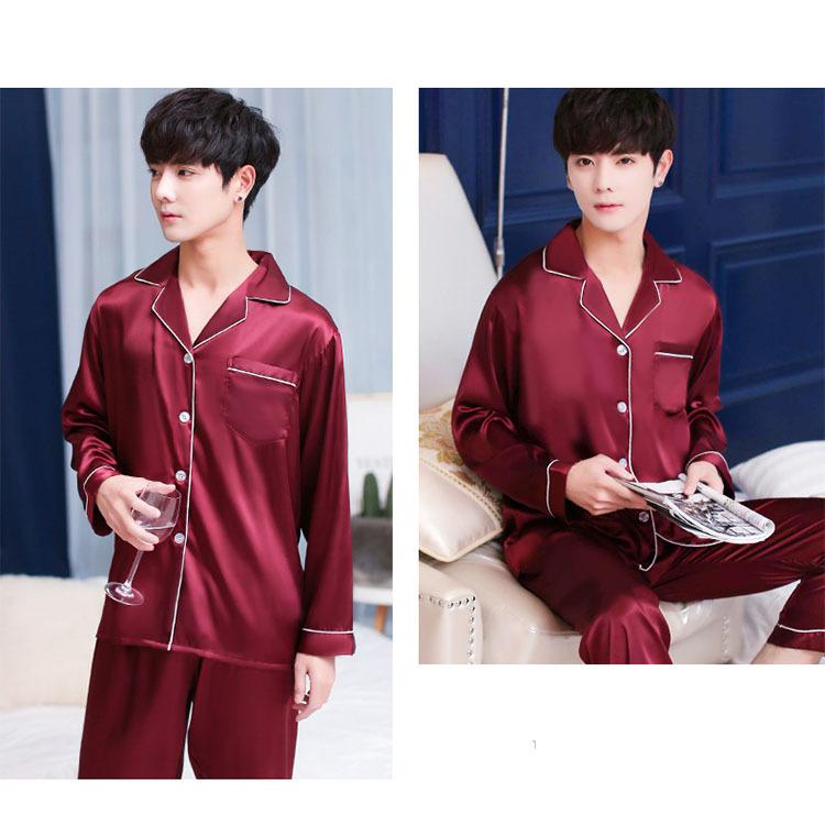 シルク パジャマ メンズ 春秋 おしゃれ 長袖 前開き 上下セット ルームウエア 無地パジャマ 寝間着 紳士服 誕生日プレゼント Wnssym 09 Loloヤフーショップ 通販 Yahoo ショッピング