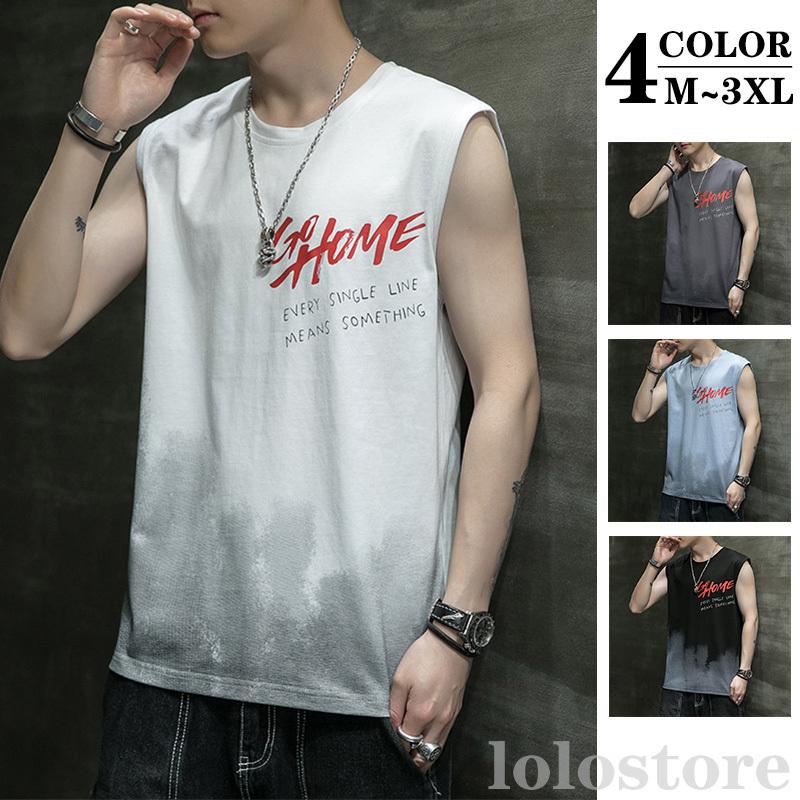 タンクトップ メンズ パーカー 袖なし Tシャツ ノースリーブ 夏物 英字 おしゃれ インナー メンズタンクトップ タンクトップ 運動着 学生 日常 代30代40代 Wtty 23 Loloヤフーショップ 通販 Yahoo ショッピング
