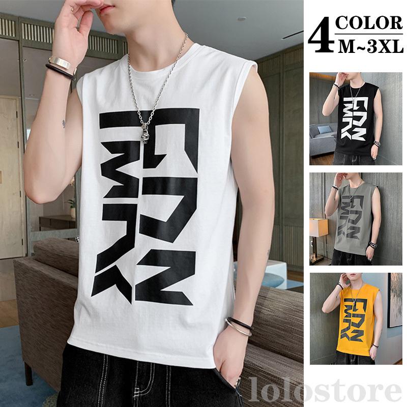タンクトップ メンズ ノースリーブ パーカー 袖なし Tシャツ 夏物 英字 おしゃれ インナー メンズタンクトップ タンクトップ 学生 運動着 日常 代30代40代 Wtty 27 Loloヤフーショップ 通販 Yahoo ショッピング