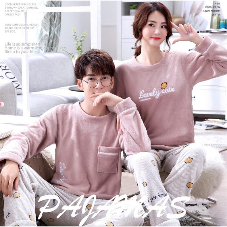 メール便全国送料無料 ペアパジャマ ルームウェア モコモコ 裏起毛 厚手 パジャマ 可愛い カップル 寝巻き 上下セット 寝間着 長袖保温性が高い パジャマ 配送員設置送料無料 Centrodeladultomayor Com Uy