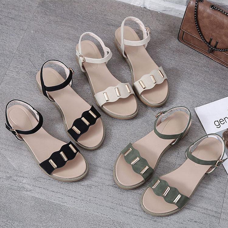 新品 サンダル レディース 歩きやすい おしゃれ 旅行 春靴 夏靴 春サンダル 白 黒 みどり 22 1cm 24 5cm ロー ヒールのサンダル Xttz 01 Loloヤフーショップ 通販 Yahoo ショッピング