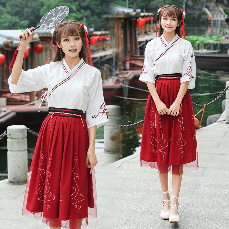 2点セット チャイナ風ワンピース 女の子 服 漢服 女性 漢服風ワンピース 花柄 チャイナ服レディース 漢服 普段着 チャイナドレス チャイナ風スカート Zml Hf6y Loloヤフーショップ 通販 Yahoo ショッピング